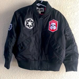 NEW Gap Boys Star Wars Bomber Jacket